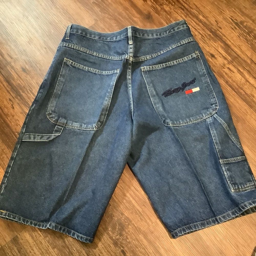 Vintage Tommy Sport men 38 jean shorts‎ Y2K retro throwback streetwear hip hop